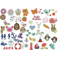 Stickserie - 52 Mini Motive Mix Set 1